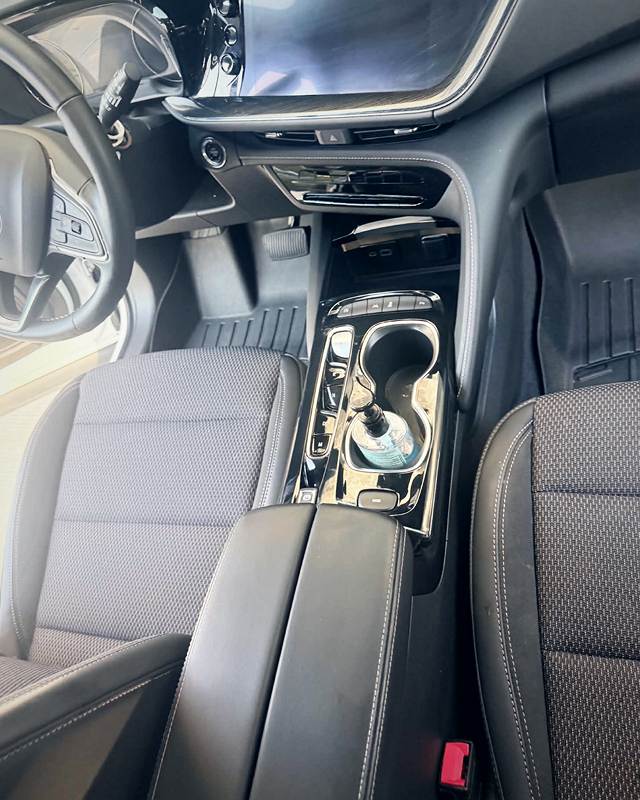 Buick center console and gloss trim wiped clean